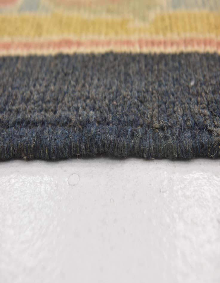 Detail image of  6' 9 x 8' 10  Hand Knotted Oushak Wool Rug