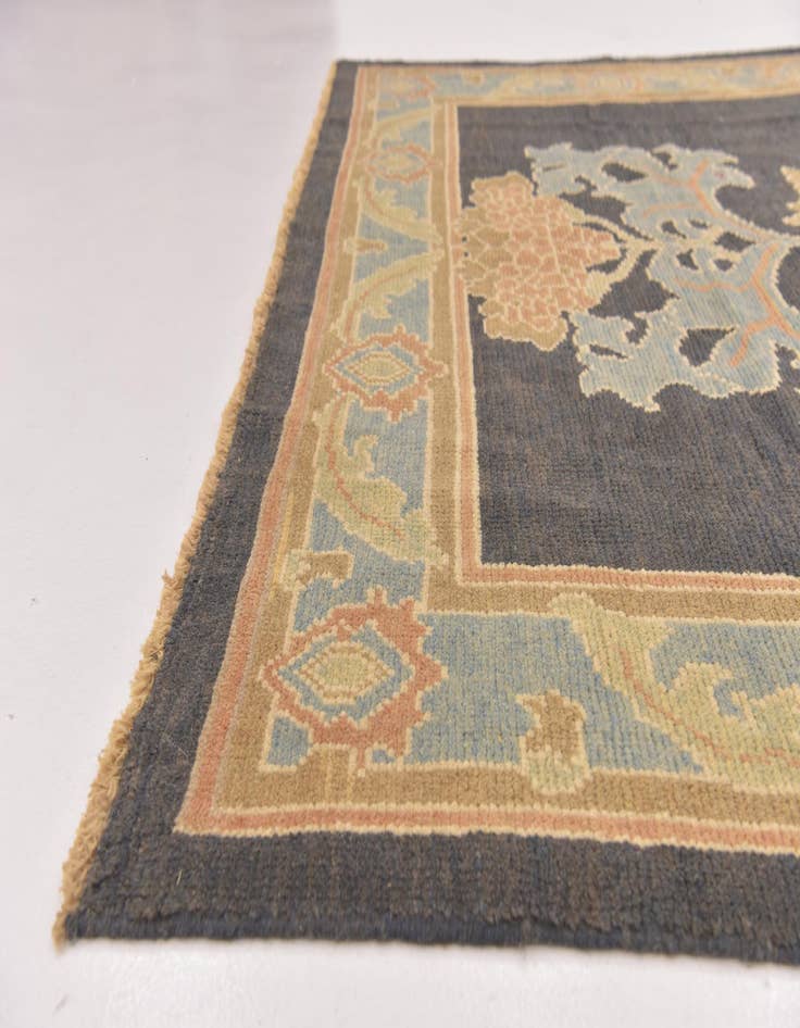 Detail image of  6' 10 x 8' 4  Hand Knotted Oushak Wool Rug