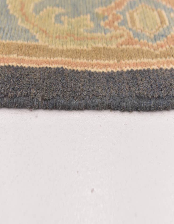 Detail image of  6' 10 x 8' 4  Hand Knotted Oushak Wool Rug
