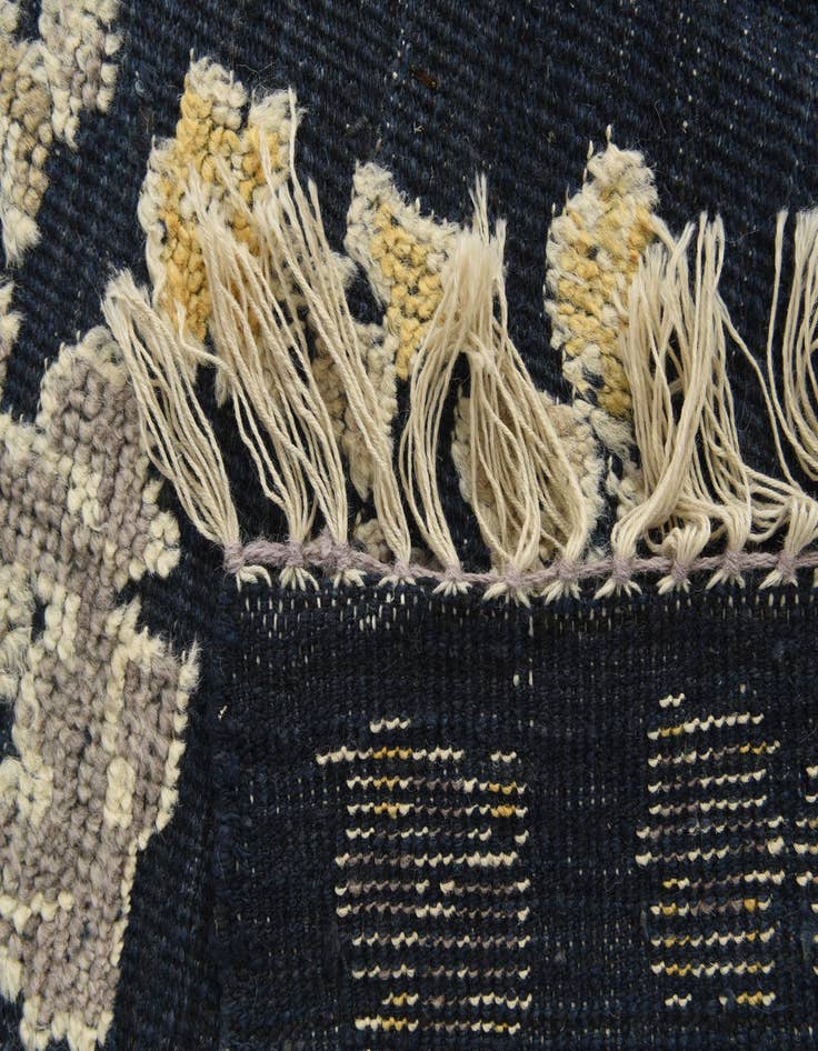 Detail image of  9' x 12' 3  Hand Knotted Oushak Wool Rug