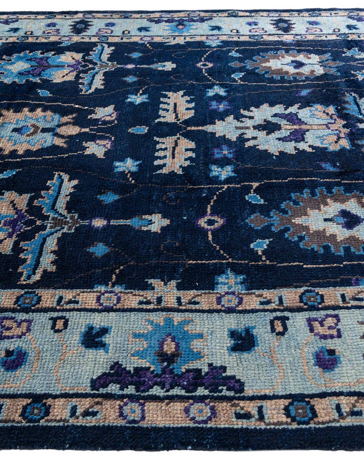 Detail image of  7' 10 x 10'  Hand Knotted Oushak Wool Rug