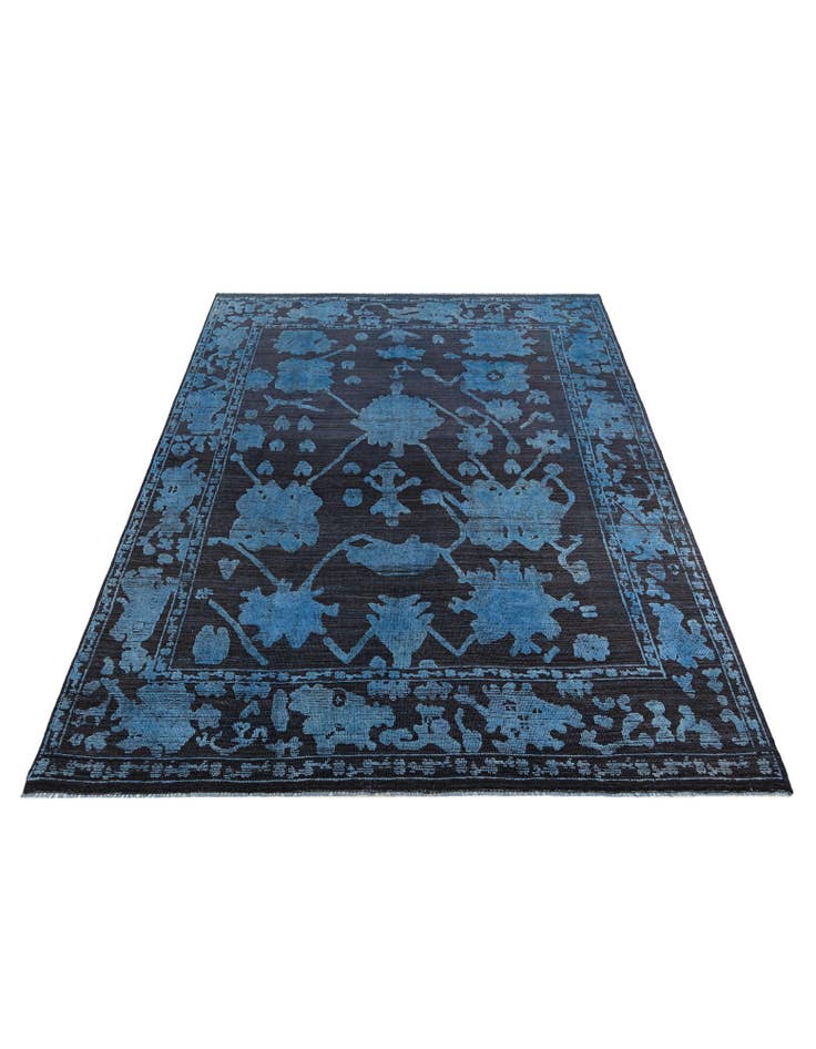 Detail image of  10' x 13' 8  Hand Knotted Oushak Wool Rug