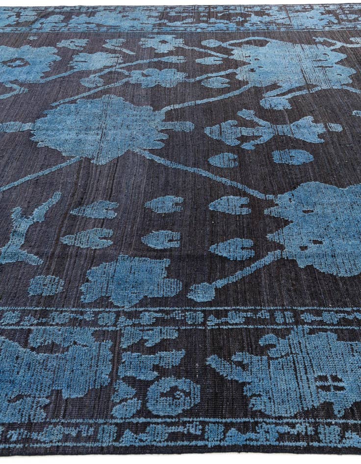 Detail image of  10' x 13' 8  Hand Knotted Oushak Wool Rug