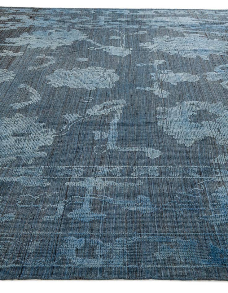 Detail image of  10' x 14' 7  Hand Knotted Oushak Wool Rug