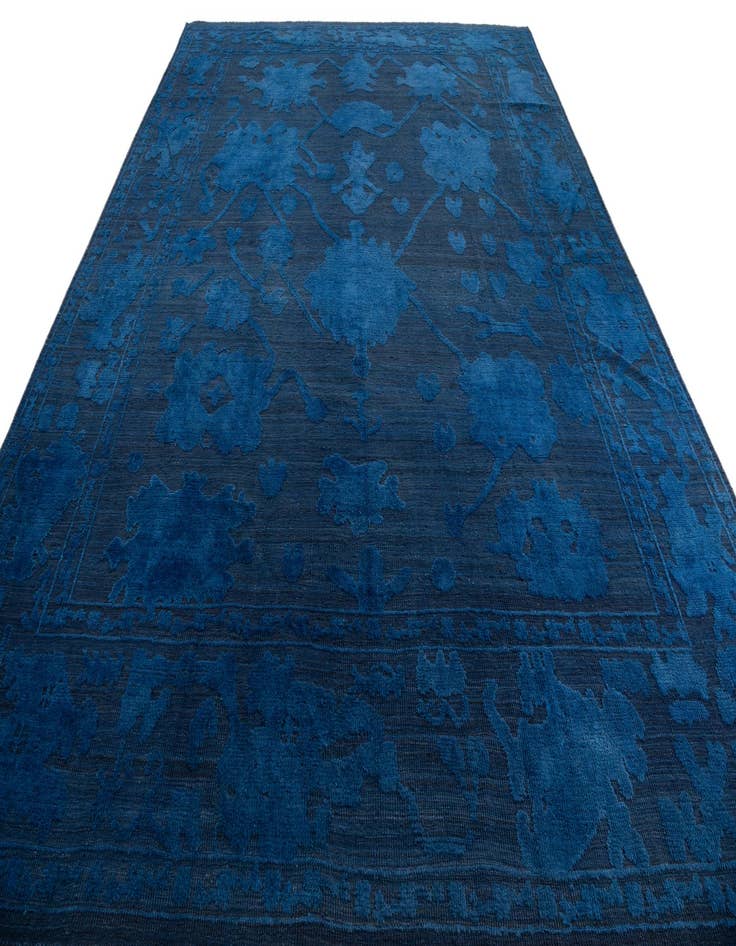 Detail image of  10' 2 x 14' 1  Hand Knotted Oushak Wool Rug