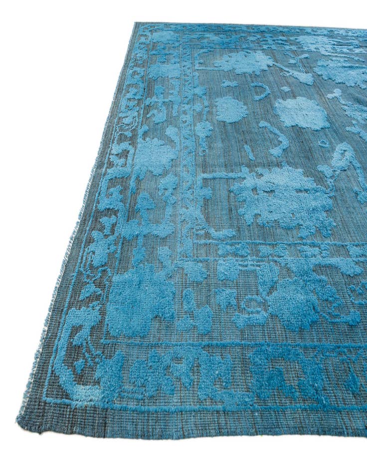 Detail image of  8' 10 x 12' 3  Hand Knotted Oushak Wool Rug