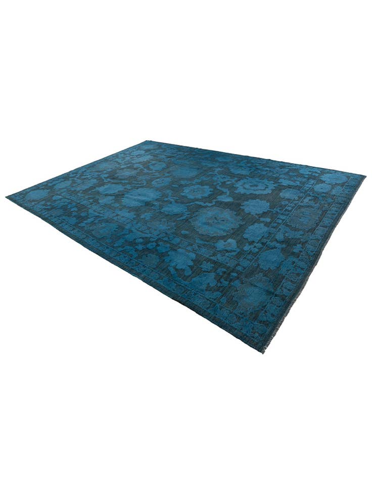 Detail image of  9' 2 x 12' 9  Hand Knotted Oushak Wool Rug