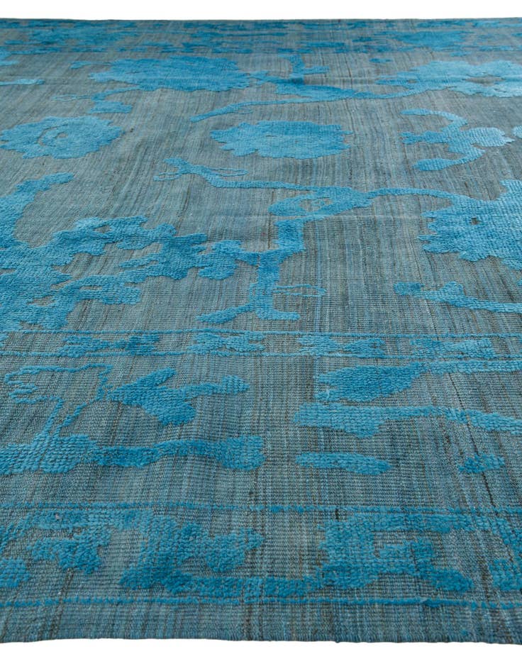 Detail image of  10' 1 x 13' 10  Hand Knotted Oushak Wool Rug
