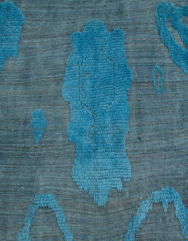 Detail image of  10' 1 x 13' 10  Hand Knotted Oushak Wool Rug