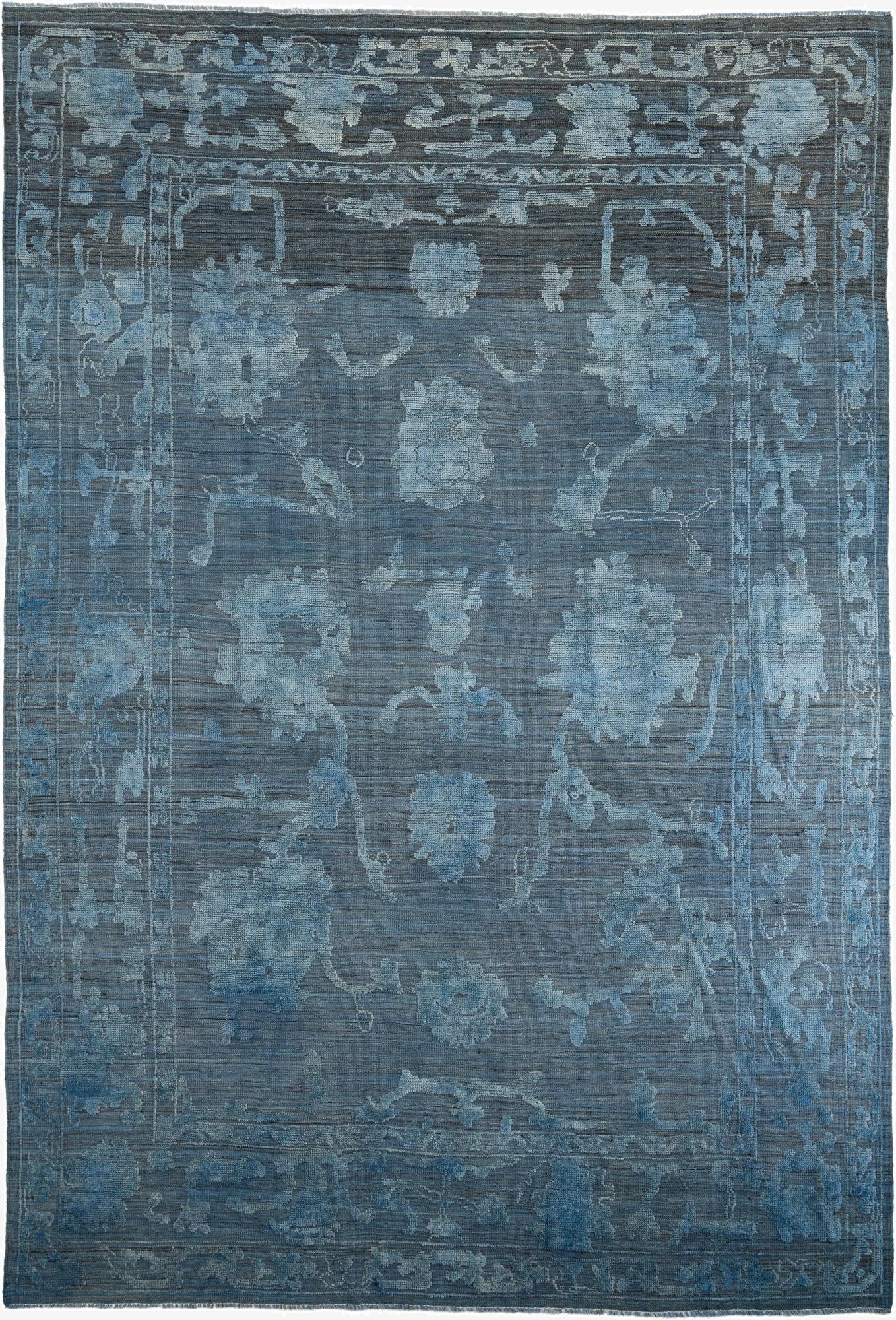  10' x 14' 7  Hand Knotted Oushak Wool Rug