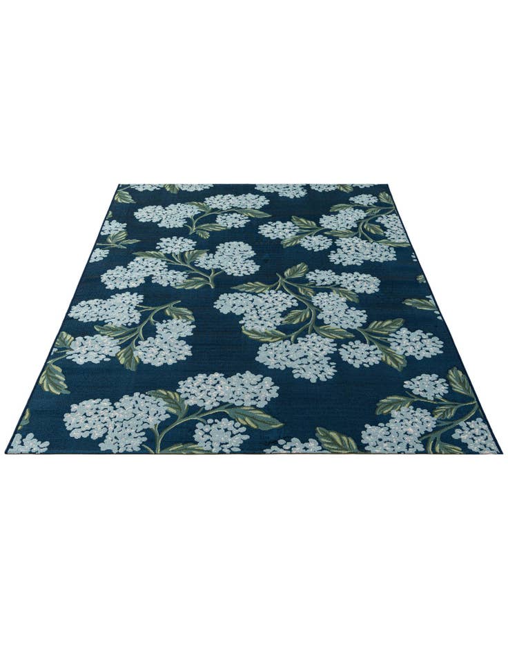 Detail image of 5' 2 x 7' 10 Washable Botanical Indoor / Outdoor Rug