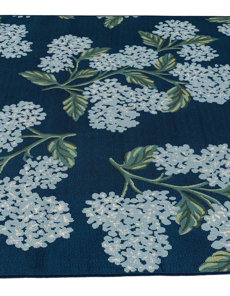 Detail image of 5' 2 x 7' 10 Washable Botanical Indoor / Outdoor Rug