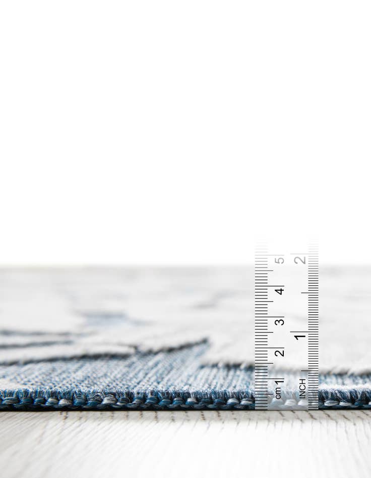 Detail image of  9' 9 x 12'  Washable Botanical Indoor / Outdoor Rug