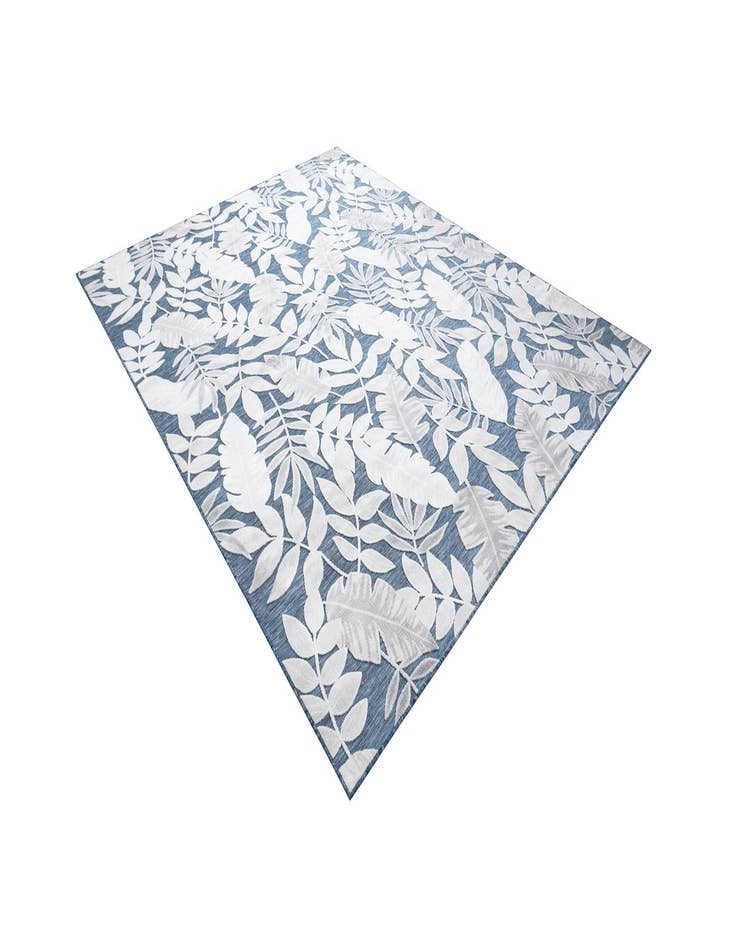 Detail image of  9' 9 x 12'  Washable Botanical Indoor / Outdoor Rug