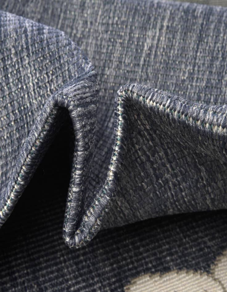 Detail image of  9' x 12'  Washable Coastal Indoor / Outdoor Rug