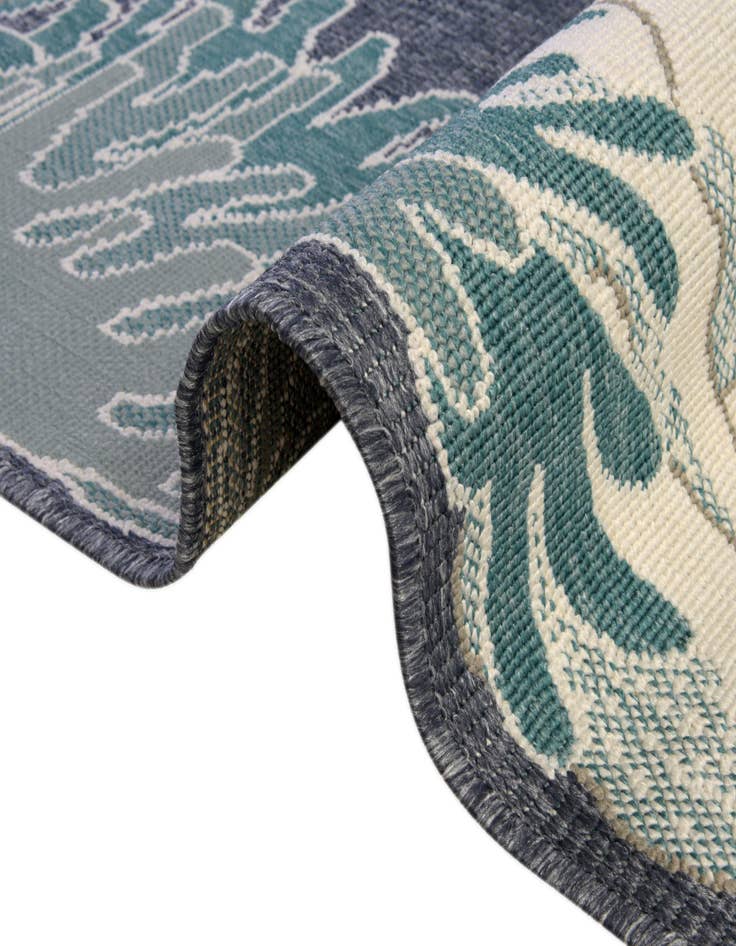 Detail image of  9' x 12'  Washable Coastal Indoor / Outdoor Rug