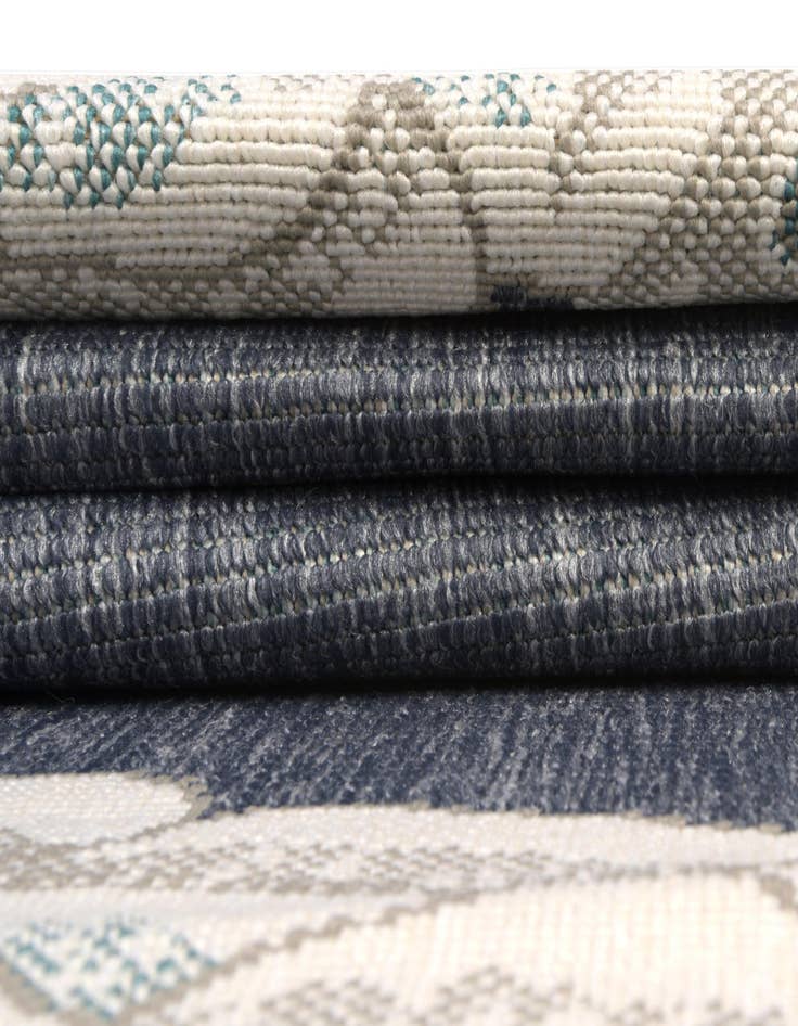 Detail image of  9' x 12'  Washable Coastal Indoor / Outdoor Rug