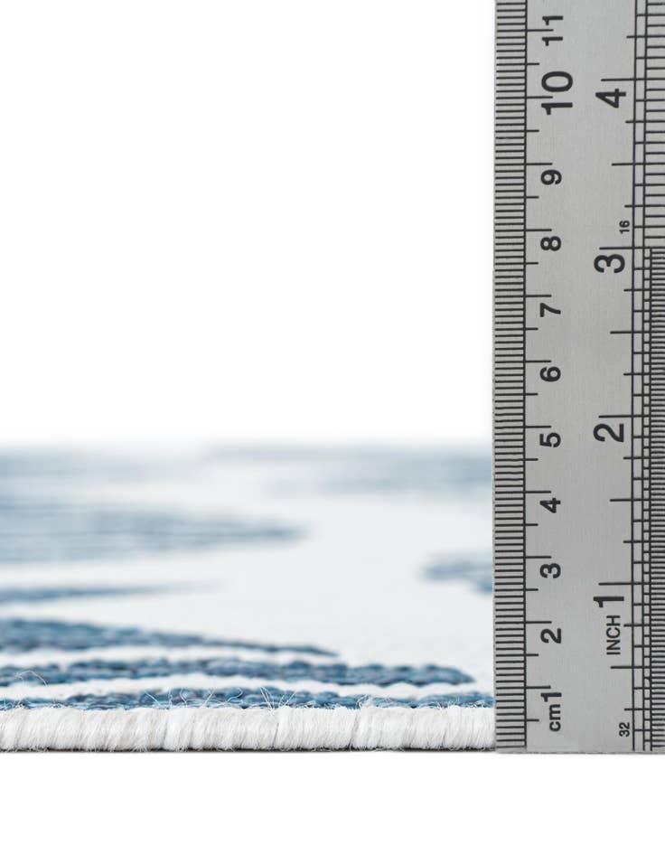 Detail image of  6' x 9'  Washable Coastal Indoor / Outdoor Rug