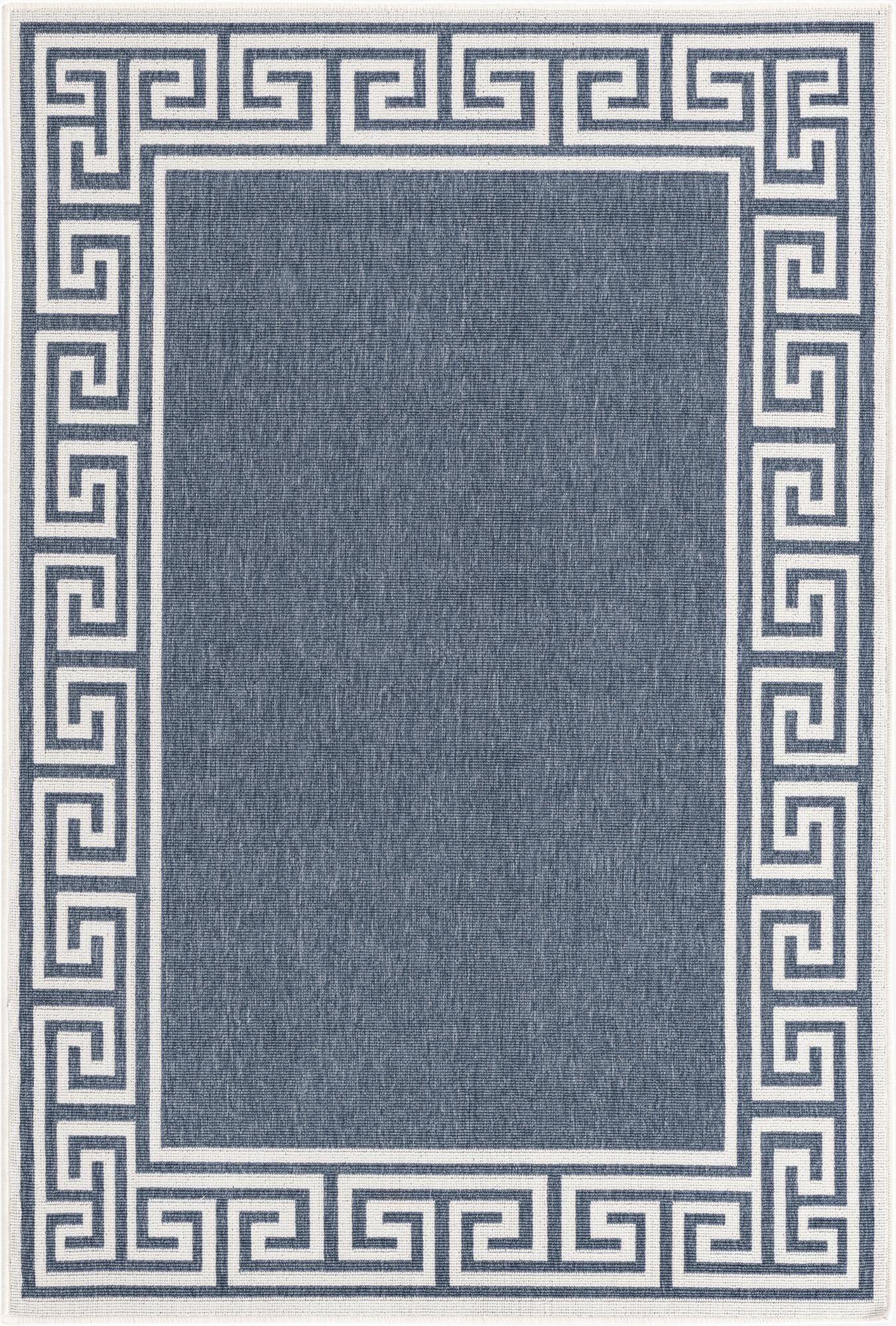  4' x 6'  Washable Coastal Indoor / Outdoor Rug
