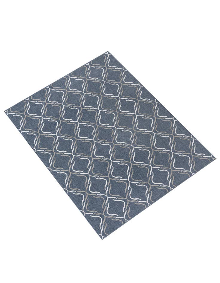 Detail image of  7' 10 x 10'  Washable Lattice Indoor / Outdoor Rug