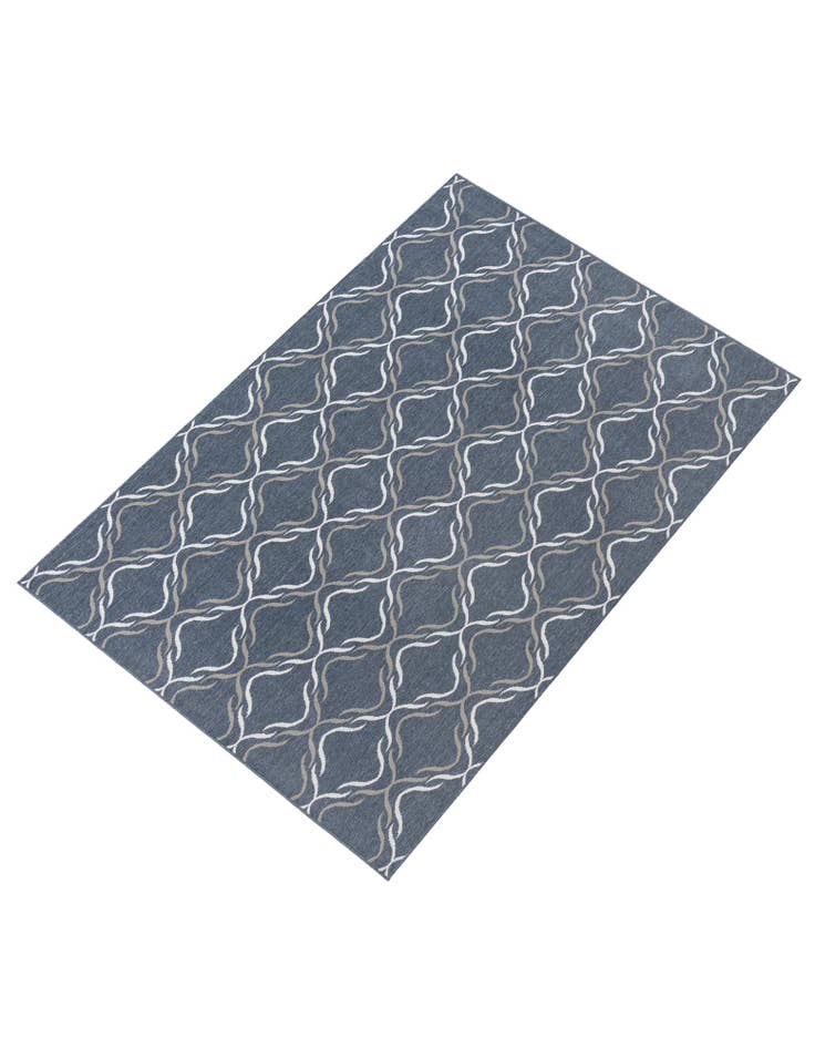Detail image of  7' 10 x 10'  Washable Lattice Indoor / Outdoor Rug