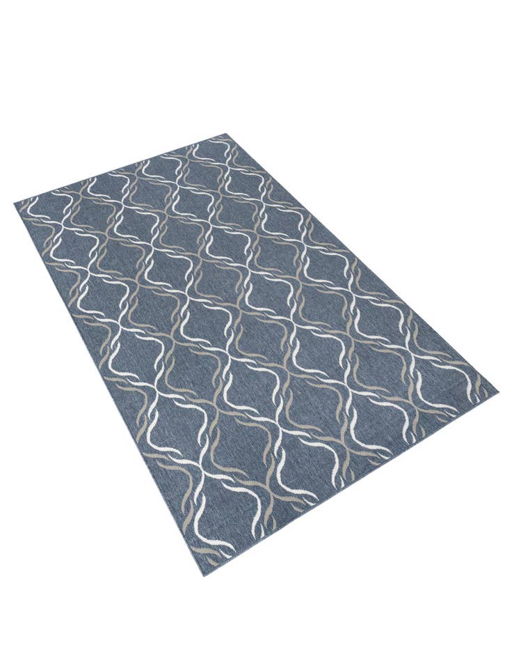 Detail image of  6' x 9'  Washable Lattice Indoor / Outdoor Rug