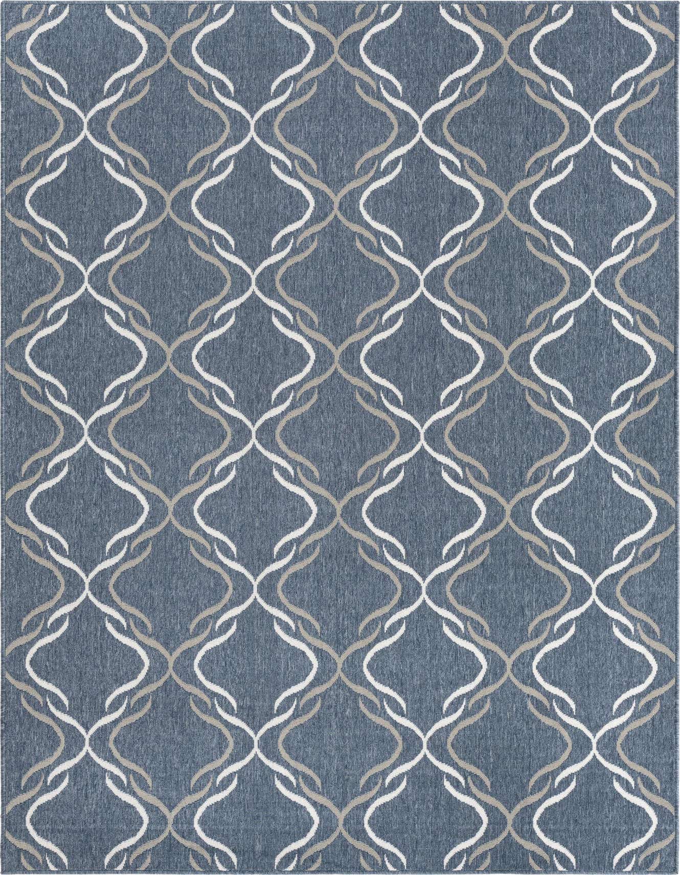 Primary image of  6' x 9'  Washable Lattice Indoor / Outdoor Rug