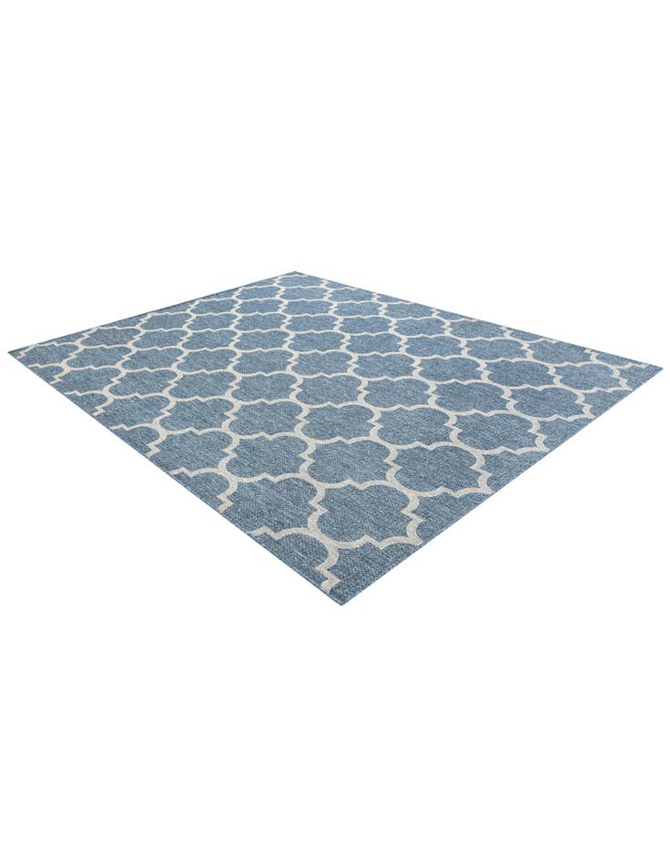 Detail image of  7' 10 x 10'  Washable Lattice Indoor / Outdoor Rug