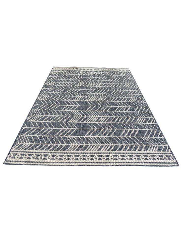 Detail image of  5' 3 x 7' 8  Washable Modern Indoor / Outdoor Rug