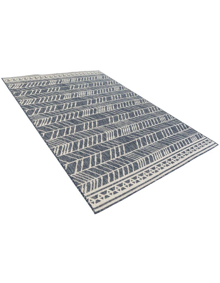 Detail image of  5' 3 x 7' 8  Washable Modern Indoor / Outdoor Rug
