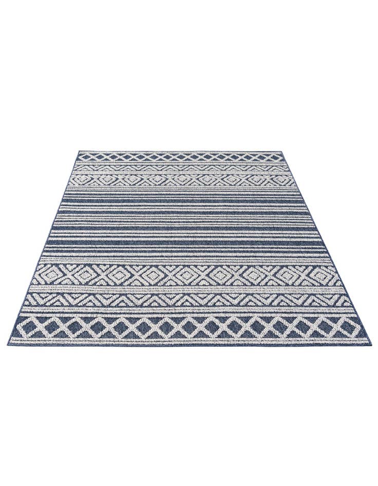 Detail image of  5' 3 x 7' 8  Washable Modern Indoor / Outdoor Rug