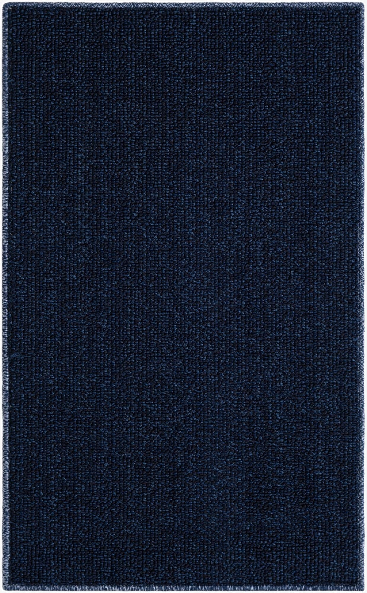  2' x 3' 1  Washable Solid Indoor / Outdoor Rug