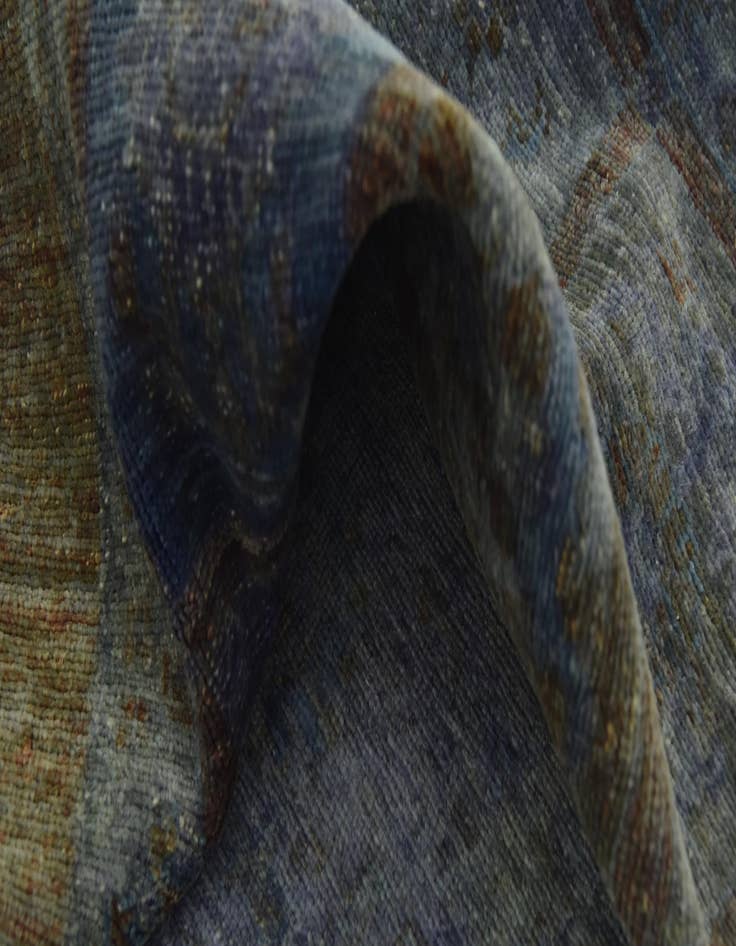 Detail image of  5' 6 x 8' 4  Hand Knotted Over-Dyed Ziegler Rug