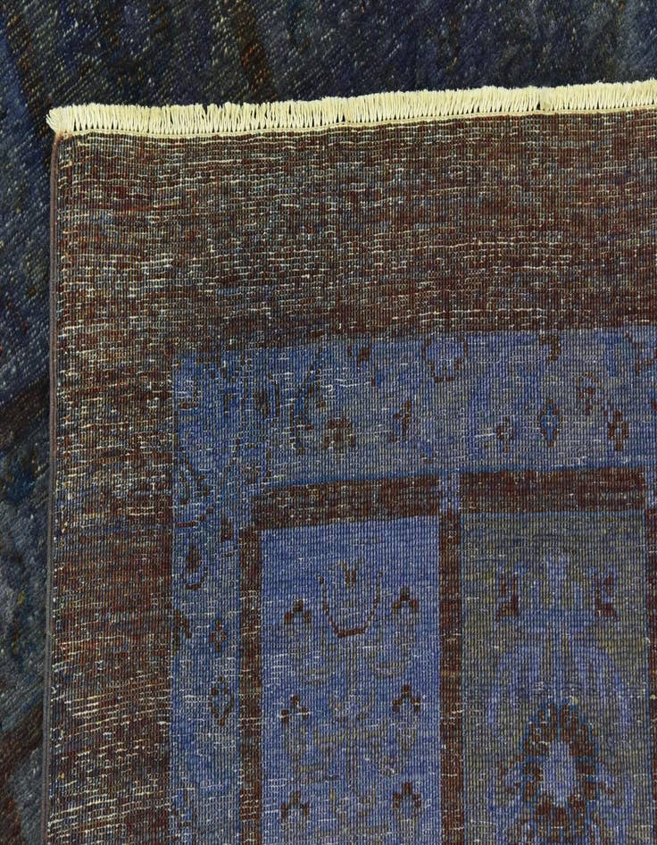 Detail image of  5' 6 x 8' 4  Hand Knotted Over-Dyed Ziegler Rug
