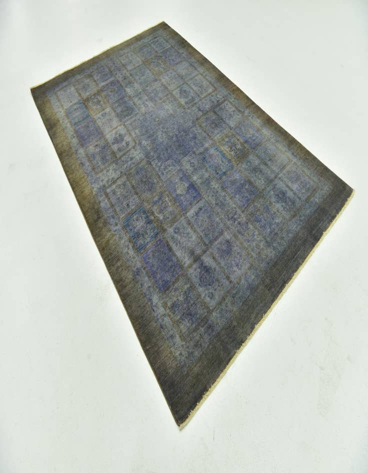 Detail image of  5' 6 x 8' 4  Hand Knotted Over-Dyed Ziegler Rug