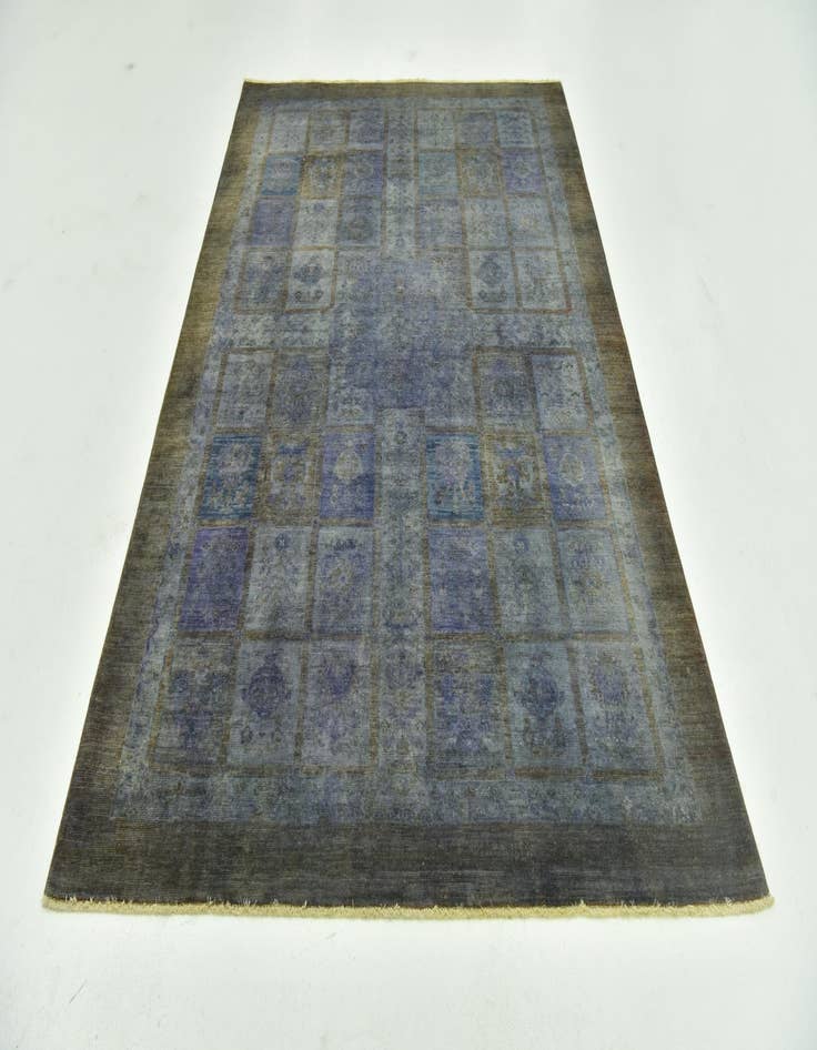 Detail image of  5' 6 x 8' 4  Hand Knotted Over-Dyed Ziegler Rug