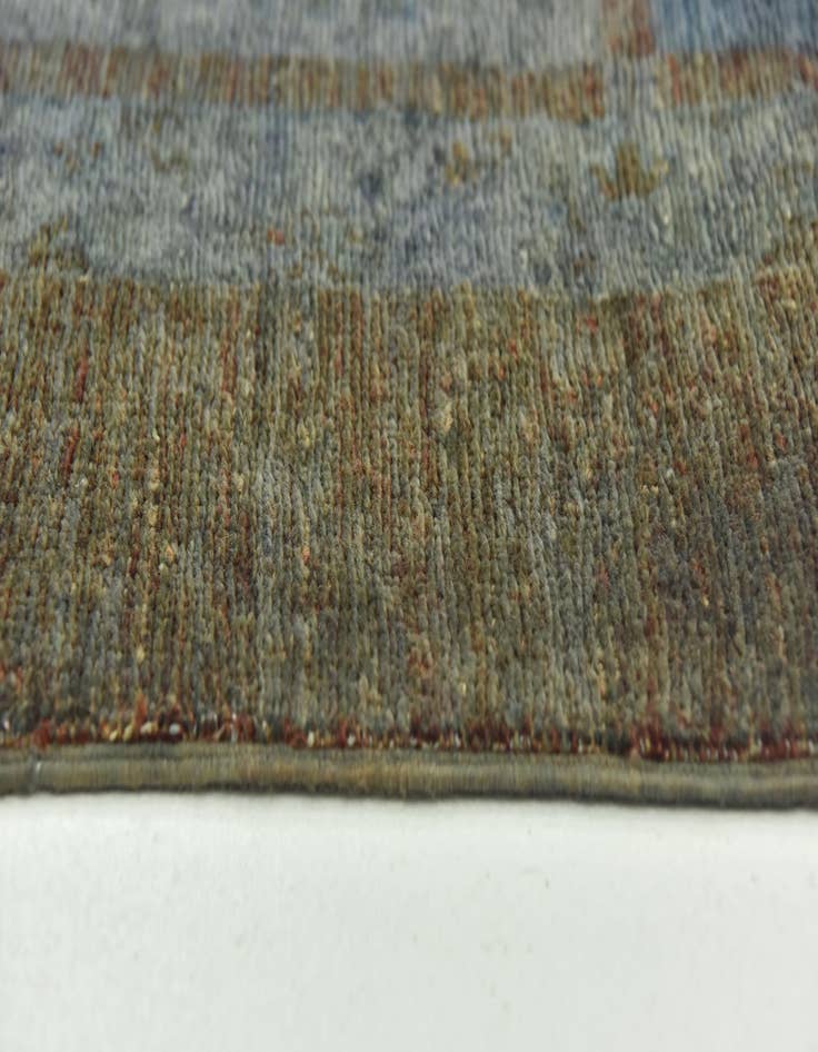 Detail image of  5' 6 x 8' 4  Hand Knotted Over-Dyed Ziegler Rug