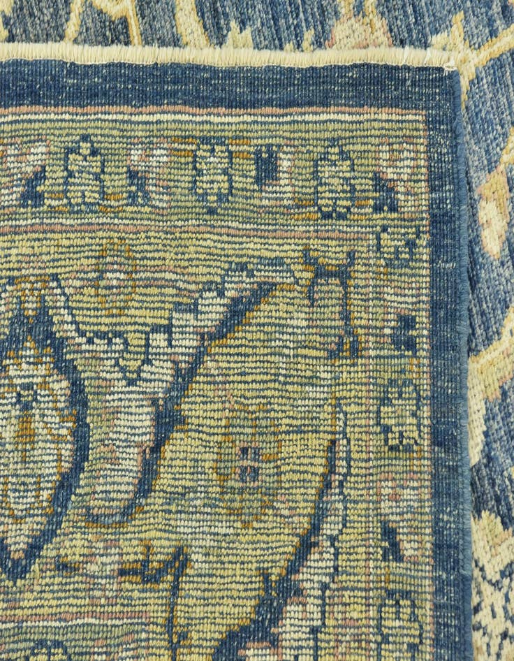 Detail image of  9' 5 x 12' 1  Hand Knotted Peshawar Ziegler Wool Rug
