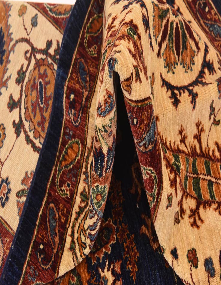 Detail image of  7' x 9' 2  Hand Knotted Peshawar Ziegler Rug