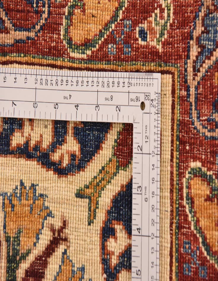 Detail image of  7' x 9' 2  Hand Knotted Peshawar Ziegler Rug