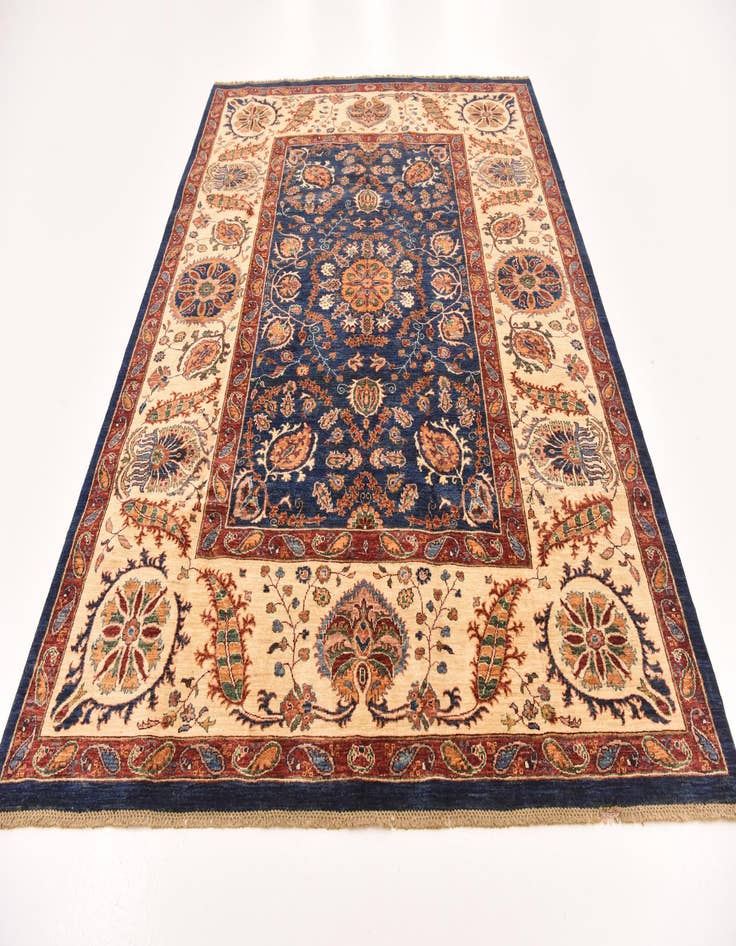 Detail image of  7' x 9' 2  Hand Knotted Peshawar Ziegler Rug