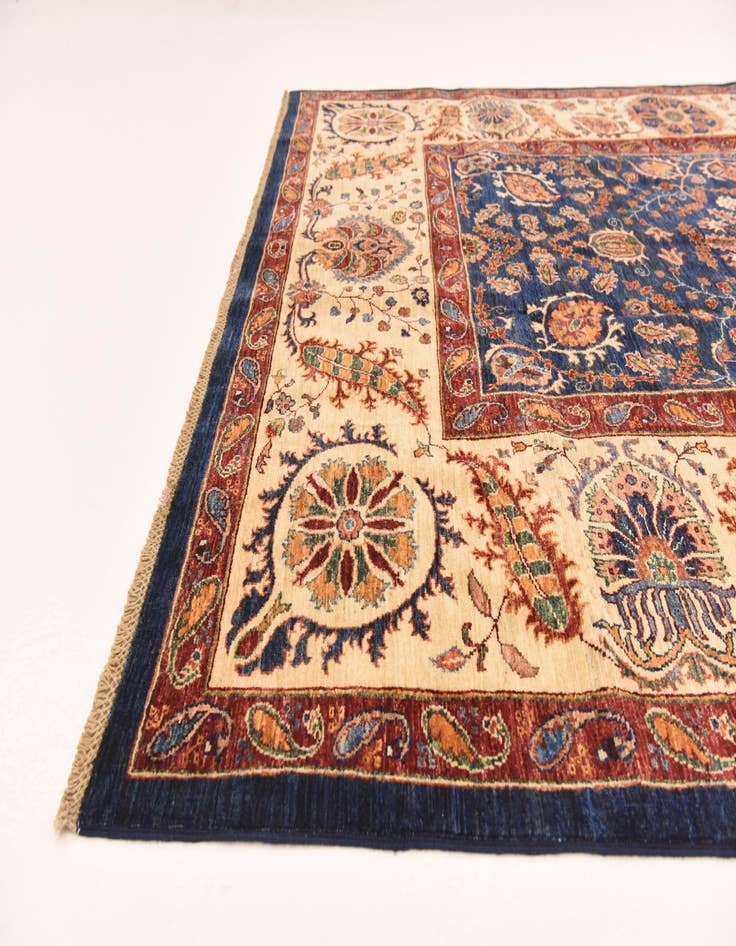 Detail image of  7' x 9' 2  Hand Knotted Peshawar Ziegler Rug