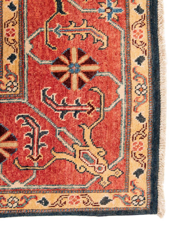 Detail image of  8' 2 x 11' 3  Hand Knotted Peshawar Ziegler Rug