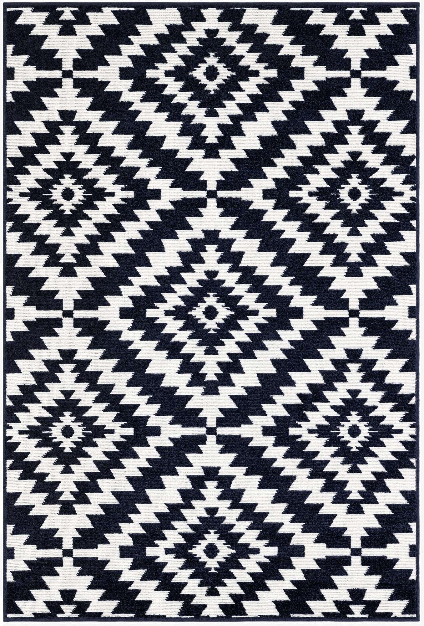  4' x 6'  Washable Sabrina Soto Indoor / Outdoor Rug