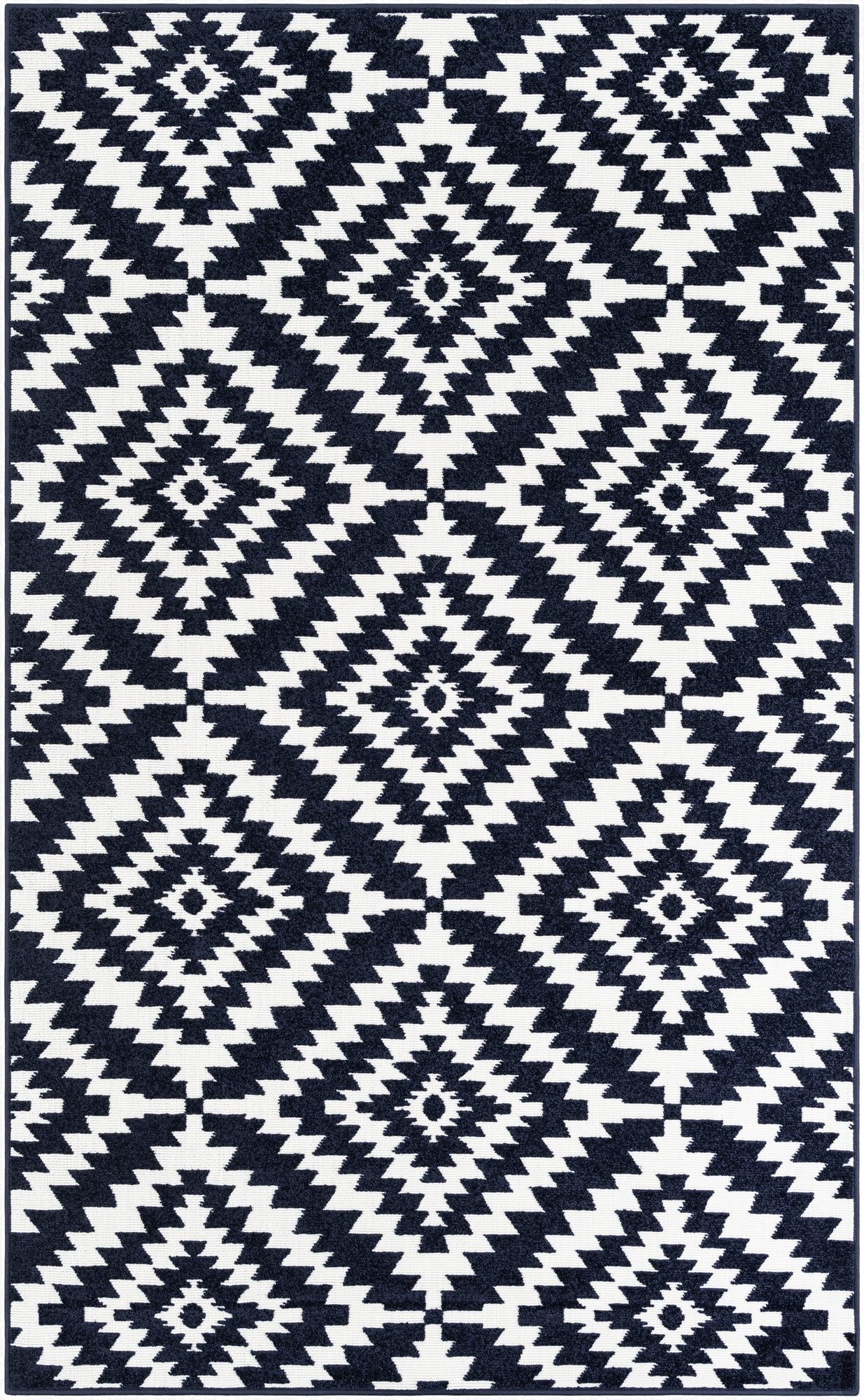  5' x 8'  Washable Sabrina Soto Indoor / Outdoor Rug