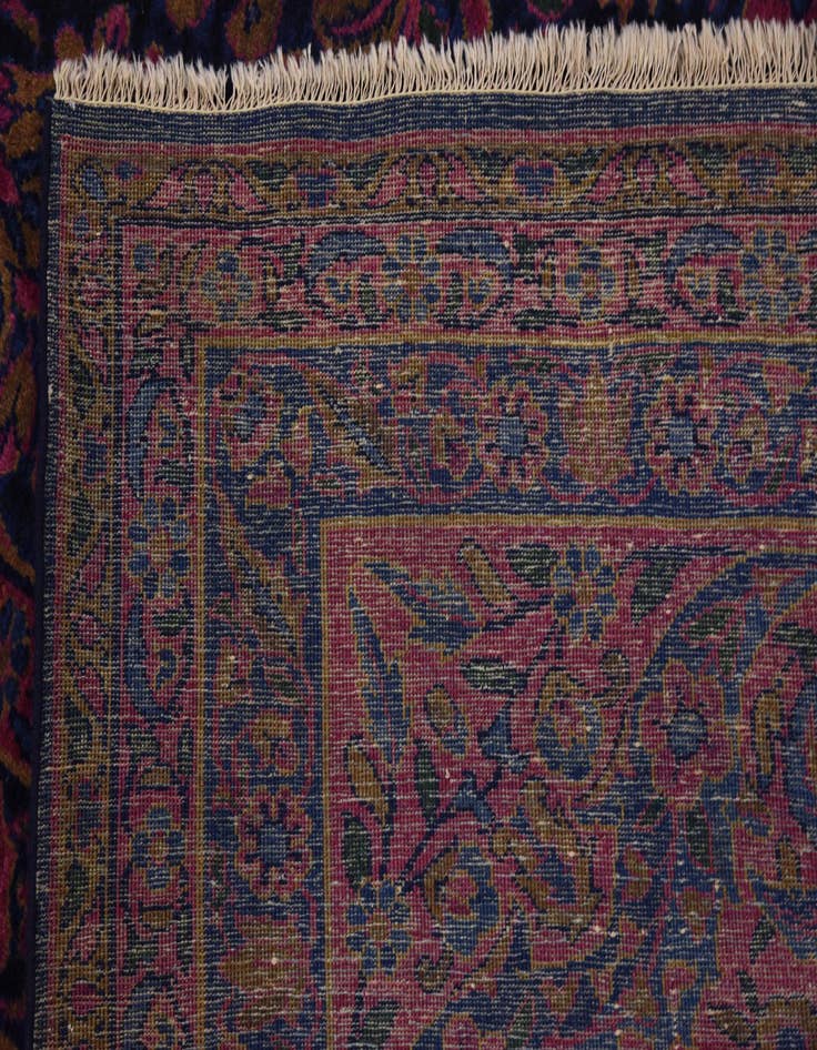 Detail image of  9' 10 x 16'  Hand Knotted Sarough Persian Wool Rug