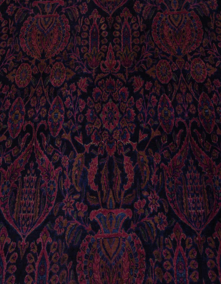 Detail image of  9' 10 x 16'  Hand Knotted Sarough Persian Wool Rug