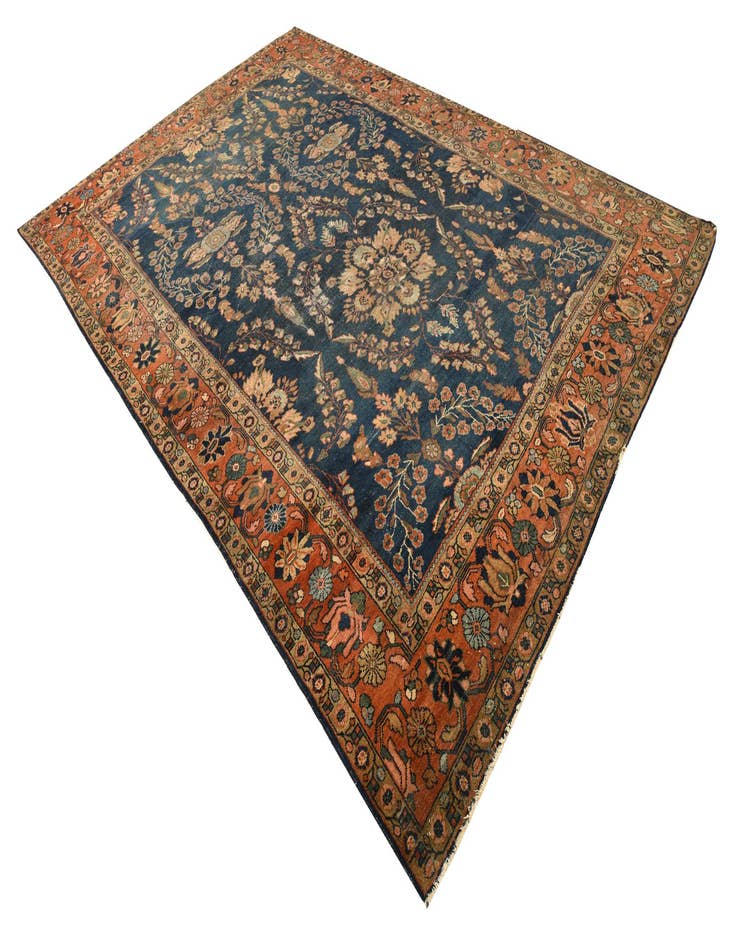 Detail image of  8' 7 x 12' 6  Hand Knotted Sarough Persian Wool Rug