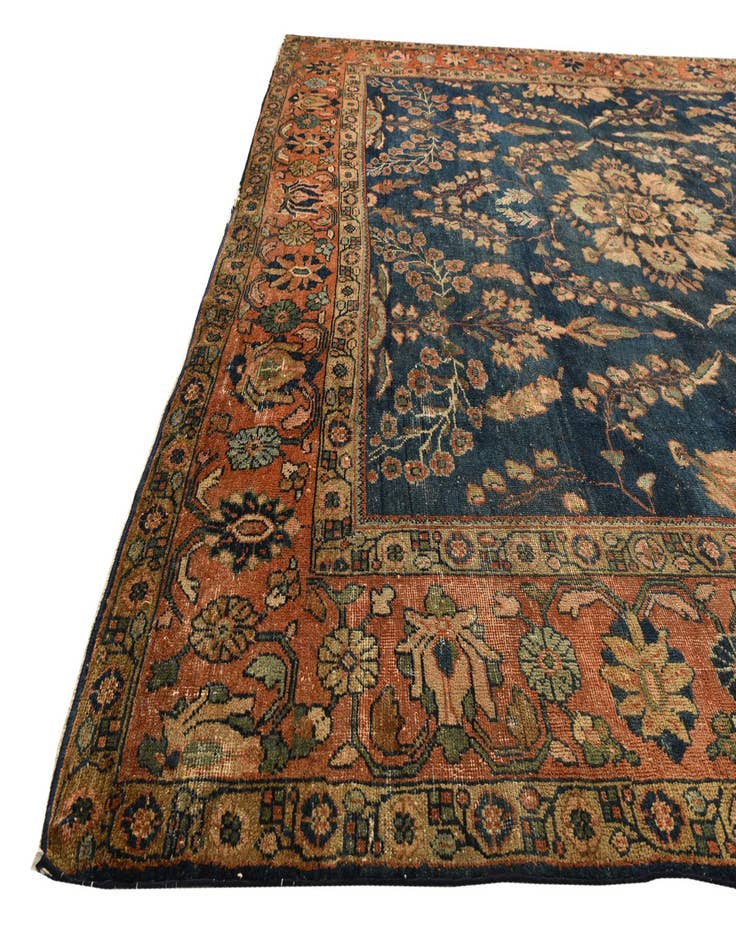 Detail image of  8' 7 x 12' 6  Hand Knotted Sarough Persian Wool Rug