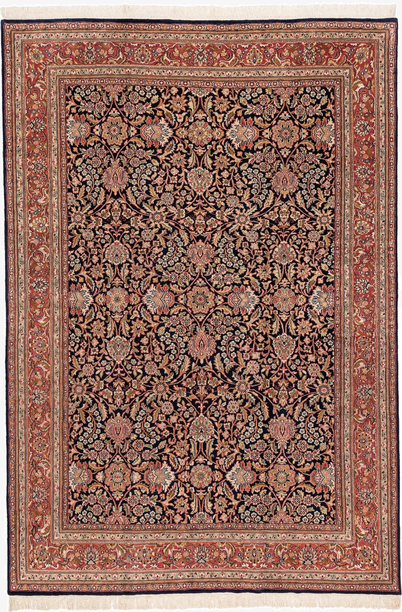  7' 3 x 10' 8  Hand Knotted Sarough Oriental Wool Rug